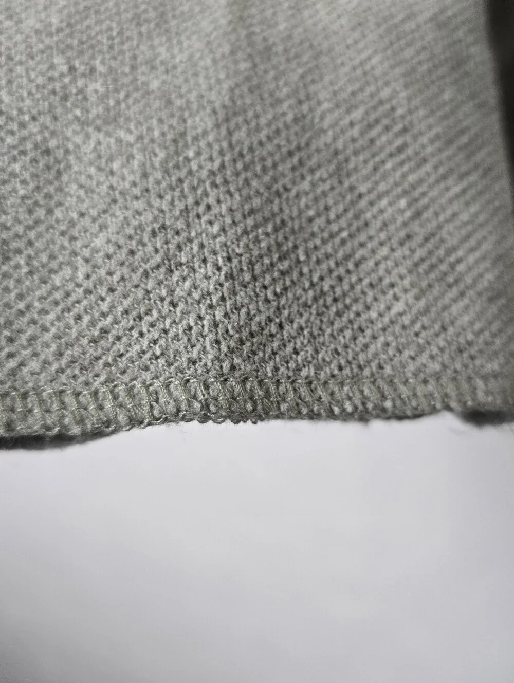Banana Republic Mens Cotton Textured V Neck Sweater Gray Casual Travel Outdoor L